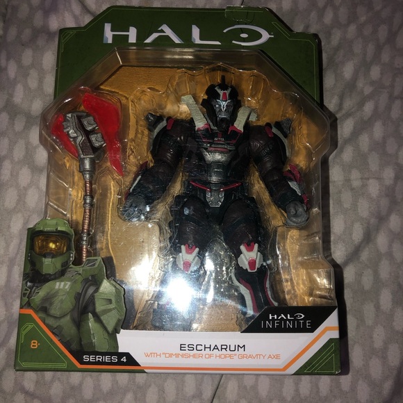 Jazwares Halo Infinite Series 4 Escharum w Diminisher of Hope Gravity Axe NEW - Picture 1 of 6
